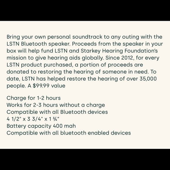 LTSN Portable Bluetooth Speaker - Picture 3 of 3